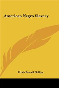 American Negro Slavery