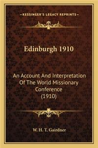 Edinburgh 1910