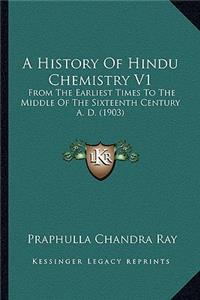 History of Hindu Chemistry V1