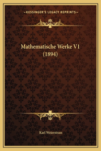 Mathematische Werke V1 (1894)
