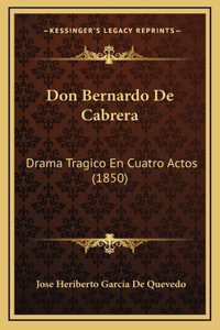 Don Bernardo De Cabrera