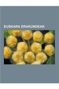 Euskara Erakundeak: Aek, Elhuyar Fundazioa, Euskal Herriko Unibertsitateko Euskara Institutua, Euskaltzaindia, Euskararen Nafar Institutua