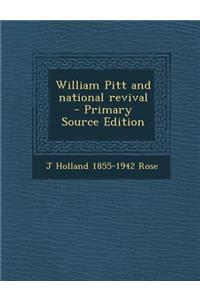William Pitt and National Revival