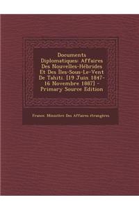 Documents Diplomatiques