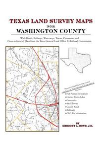 Texas Land Survey Maps for Washington County