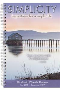 2019 Simplicity Inspirations for a Simpler Life 18-Month Weekly Planner: By Sellers Publishing