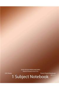 French Ruled Notebook