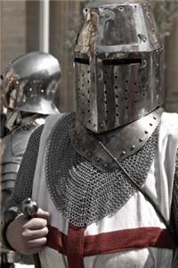 A Battle Ready Medieval Crusader with Armor and Helmet Journal