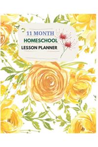11 Month Homeschool Lesson Planner