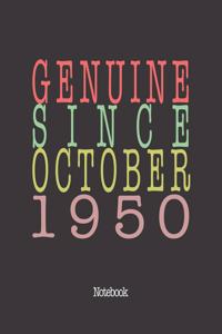 Genuine Since October 1950