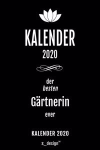 Kalender 2020 für Gärtner / Gärtnerin