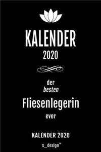 Kalender 2020 für Fliesenleger / Fliesenlegerin