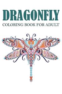 dragonfly coloring books for adult