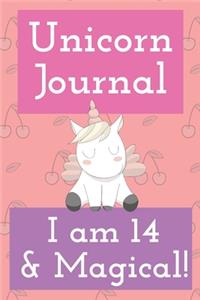 Unicorn Journal I am 14 and Magical