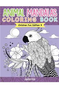 Animal Mandalas Coloring Book Children Fun Edition 9