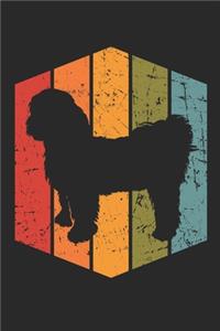 Retro Shih Tzu Notebook - Gift for Shih Tzu Lovers and Dog Owners - Vintage Shih Tzu Diary - Shih Tzu Writing Journal