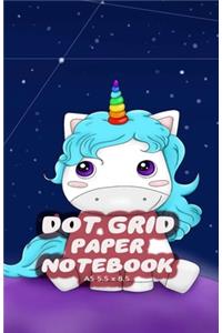 Dot Grid Paper Notebook A5 5.5x8.5