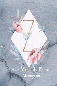 2020 Monthly Planner Monogram