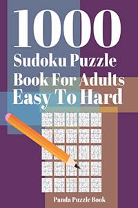 1000 Sudoku Puzzle Books For Adults Easy To Hard