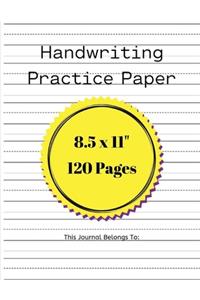Handwriting Practice Paper