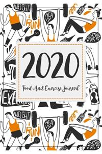 Food And Exercise Journal 2020