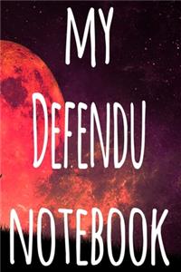 My Defendu Notebook