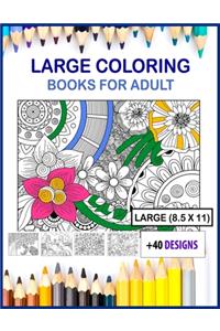large coloring books for adults