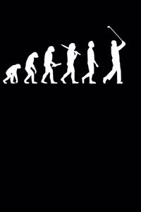 Golfer Notizbuch