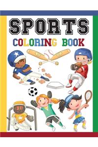 Sports Coloring Book