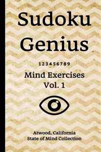 Sudoku Genius Mind Exercises Volume 1