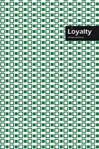 Loyalty Lifestyle, Creative, Write-in Notebook, Dotted Lines, Wide Ruled, Medium Size 6 x 9 Inch, 288 Pages (Green)