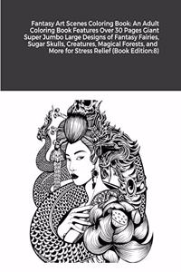 Fantasy Art Scenes Coloring Book