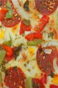 Pizza Journal Cheese Pepperoni Peppers Onions Herbs Spices
