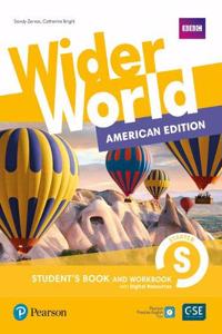 Wider World American Edition Starter Student Book & Workbook for Pack