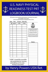 U.S. Navy Physical Readiness Test PRT Logbook/Journal