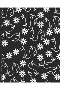 Chic Floral Blank Lined Journal, Notebook or Diary