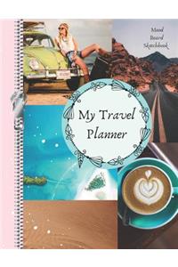 My Travel Planner Mood Board Sketchbook