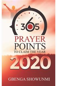 365 Prayer Points to Claim the Year 2020