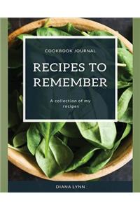 Recipes to Remember