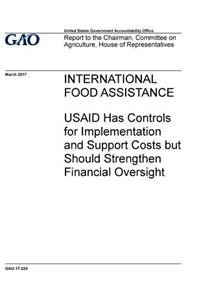 International food assistance, USAID has controls for implementation and support costs but should strengthen financial oversight