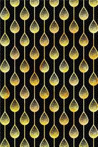Bullet Journal Notebook Teardrops Pattern 5