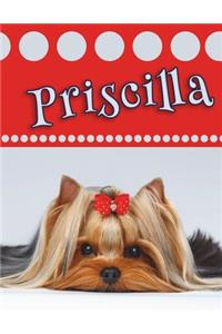 Priscilla: Personalized Address Book, Large Print, 8 1/2 X 11