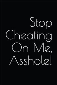 Stop Cheating on Me, Asshole