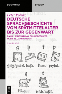 Einführung - Grundbegriffe - 14. Bis 16. Jahrhundert