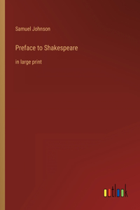 Preface to Shakespeare