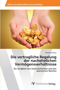 vertragliche Regelung der nachehelichen Vermögensverhältnisse