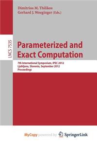 Parameterized and Exact Computation