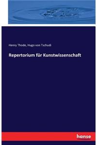 Repertorium für Kunstwissenschaft