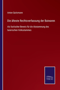 älteste Rechtsverfassung der Baiwaren