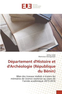 Département d'Histoire et d'Archéologie (République du Bénin)